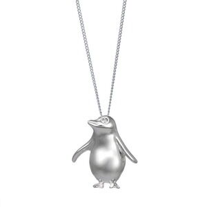 Tiffany Penguin Pendant Necklace Silver CO